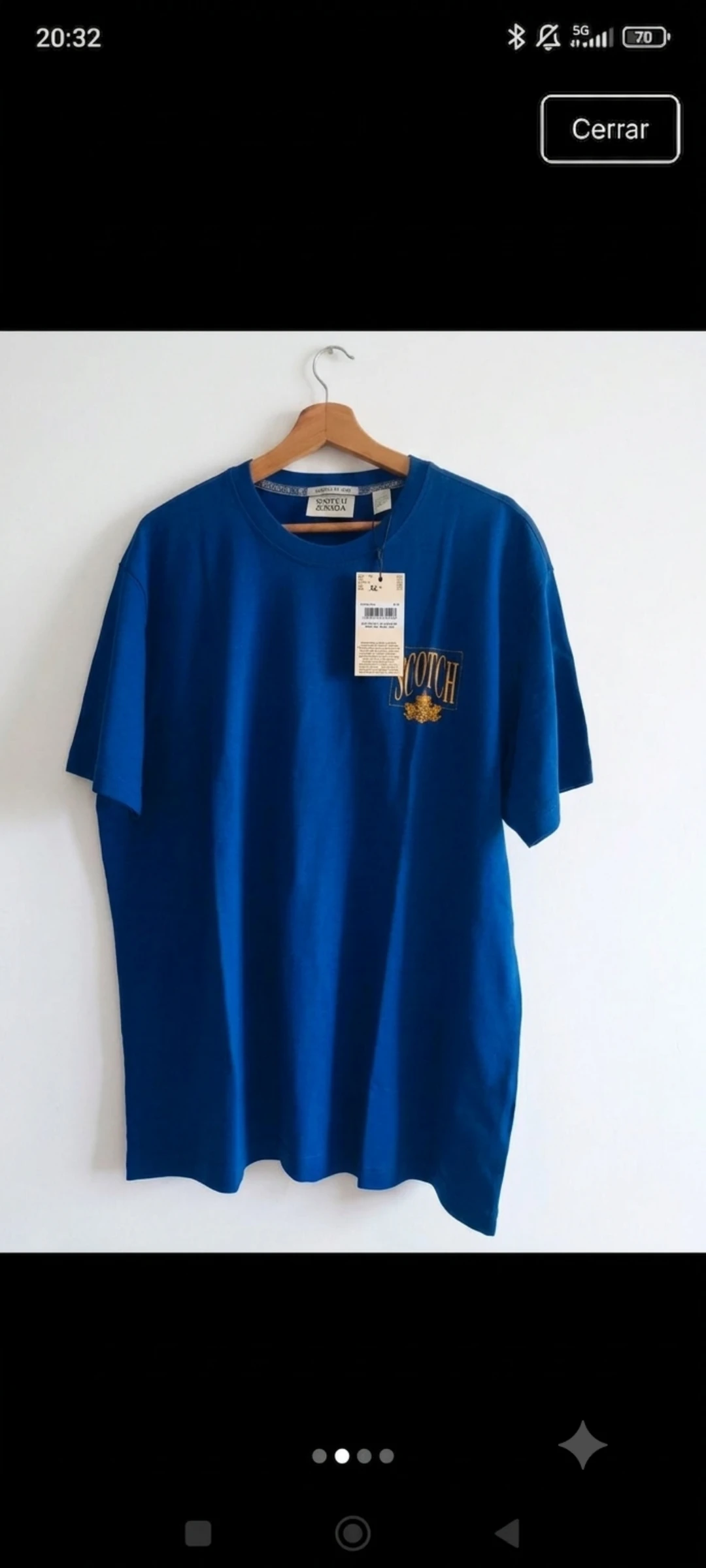 Camiseta azul